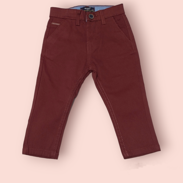 Kids Pants- Burgundy