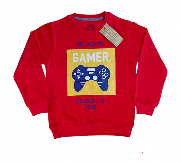 Boys Sweat Shirt Red