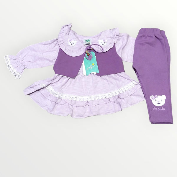 Gathered skirt Girls Suit