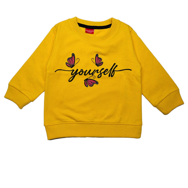 Yourself Butterfly's Yellow Sweatshirt