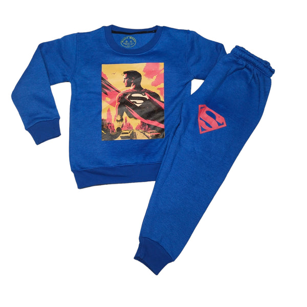 B Superman Suit Fleece