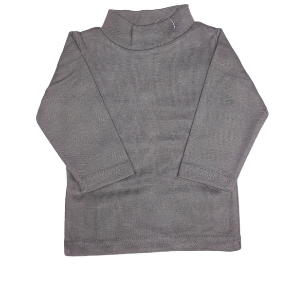 Grey Turtleneck Shirt