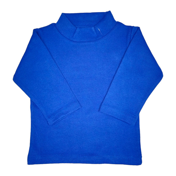 Blue Turtleneck Shirt